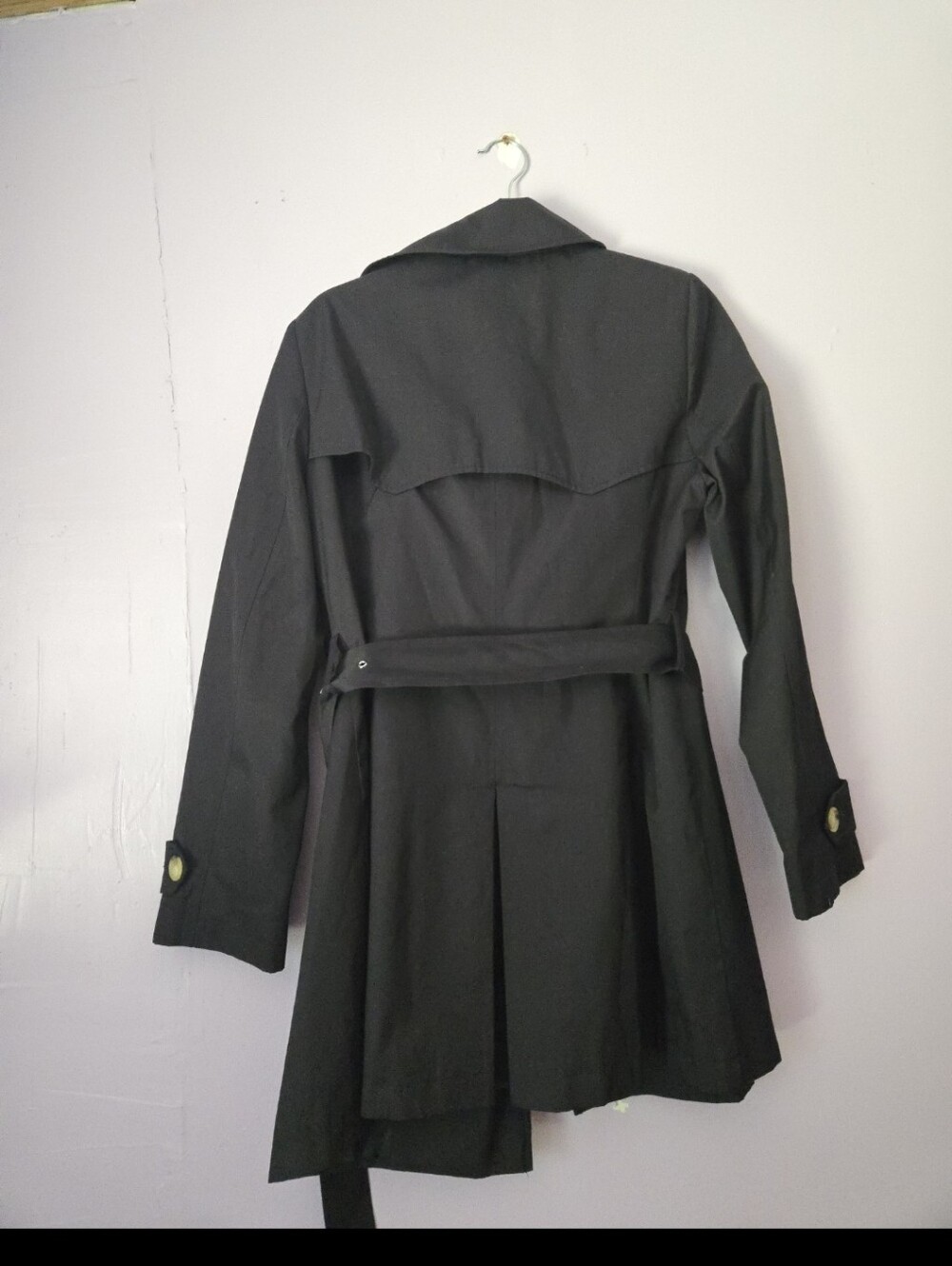 Ralph Lauren MED Navy Trench Coat - Picture 2 of 3